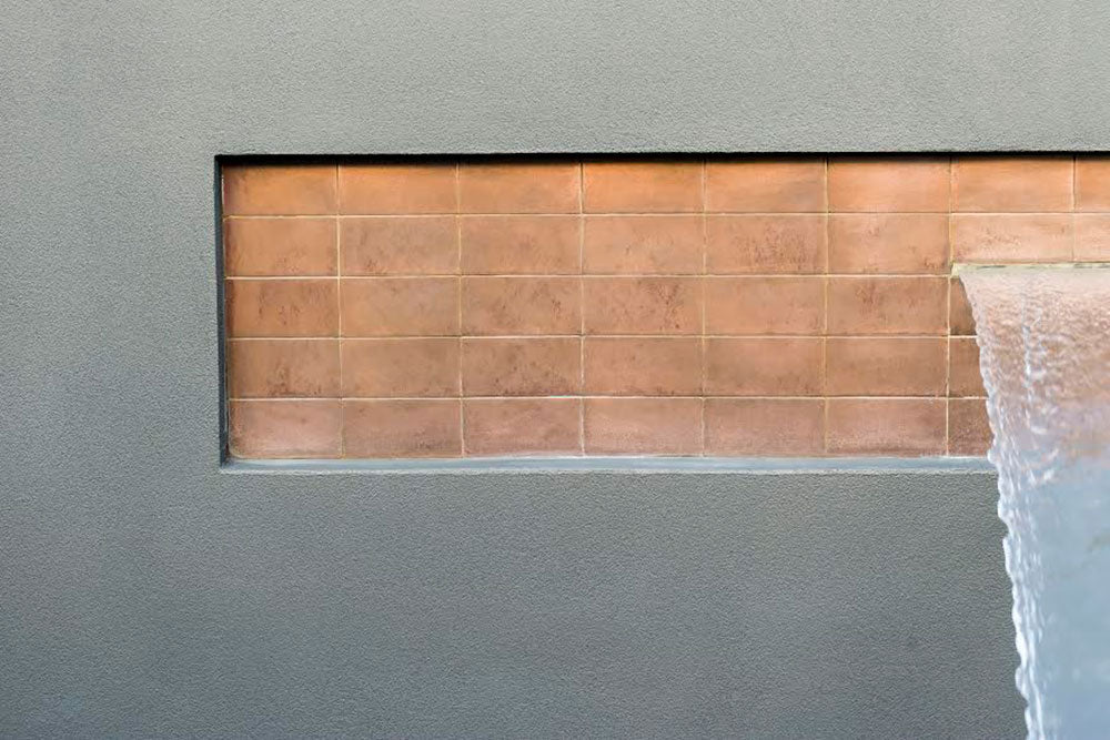 Subway copper tile