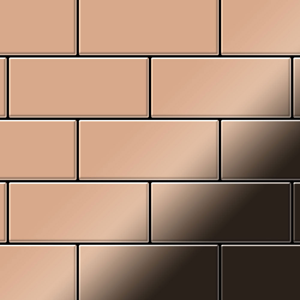 Subway copper tile