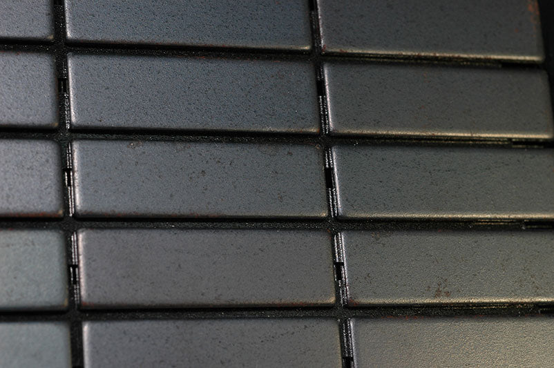 Cabin raw steel tile