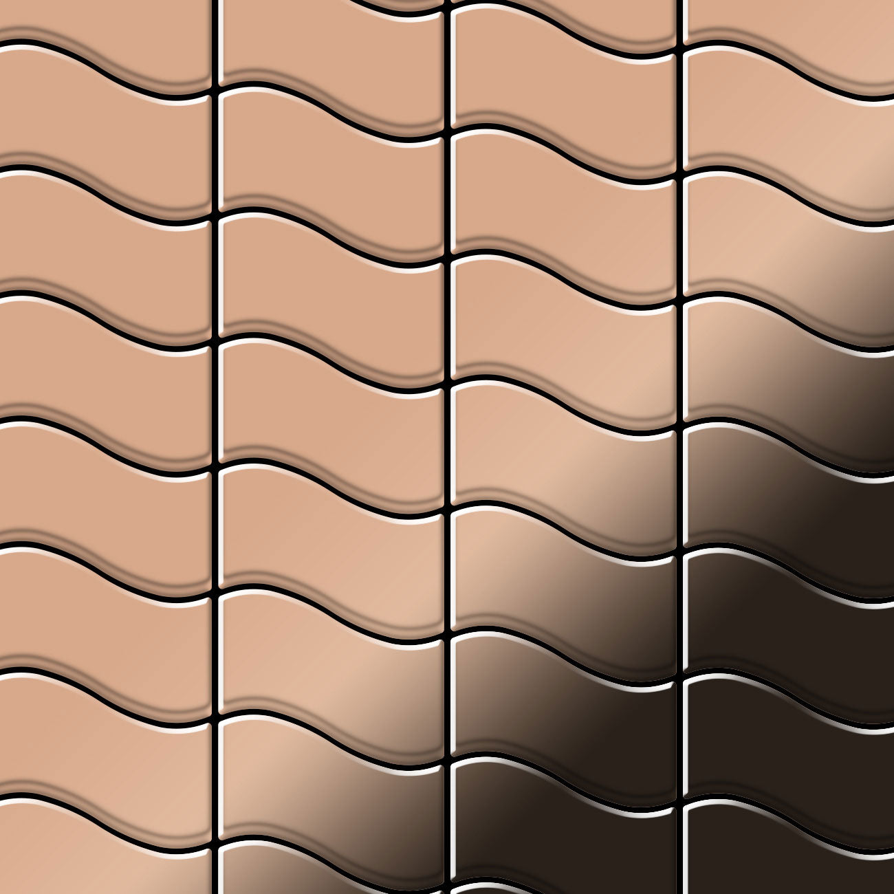 Flux copper tile