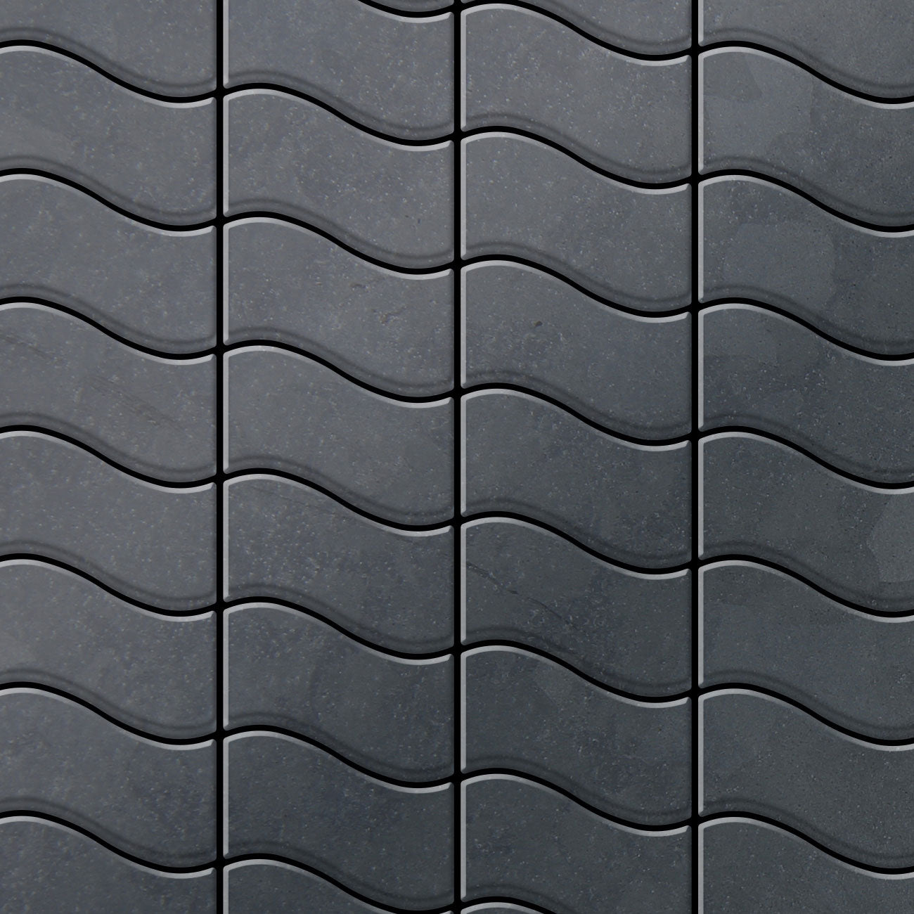 Flux raw steel tile