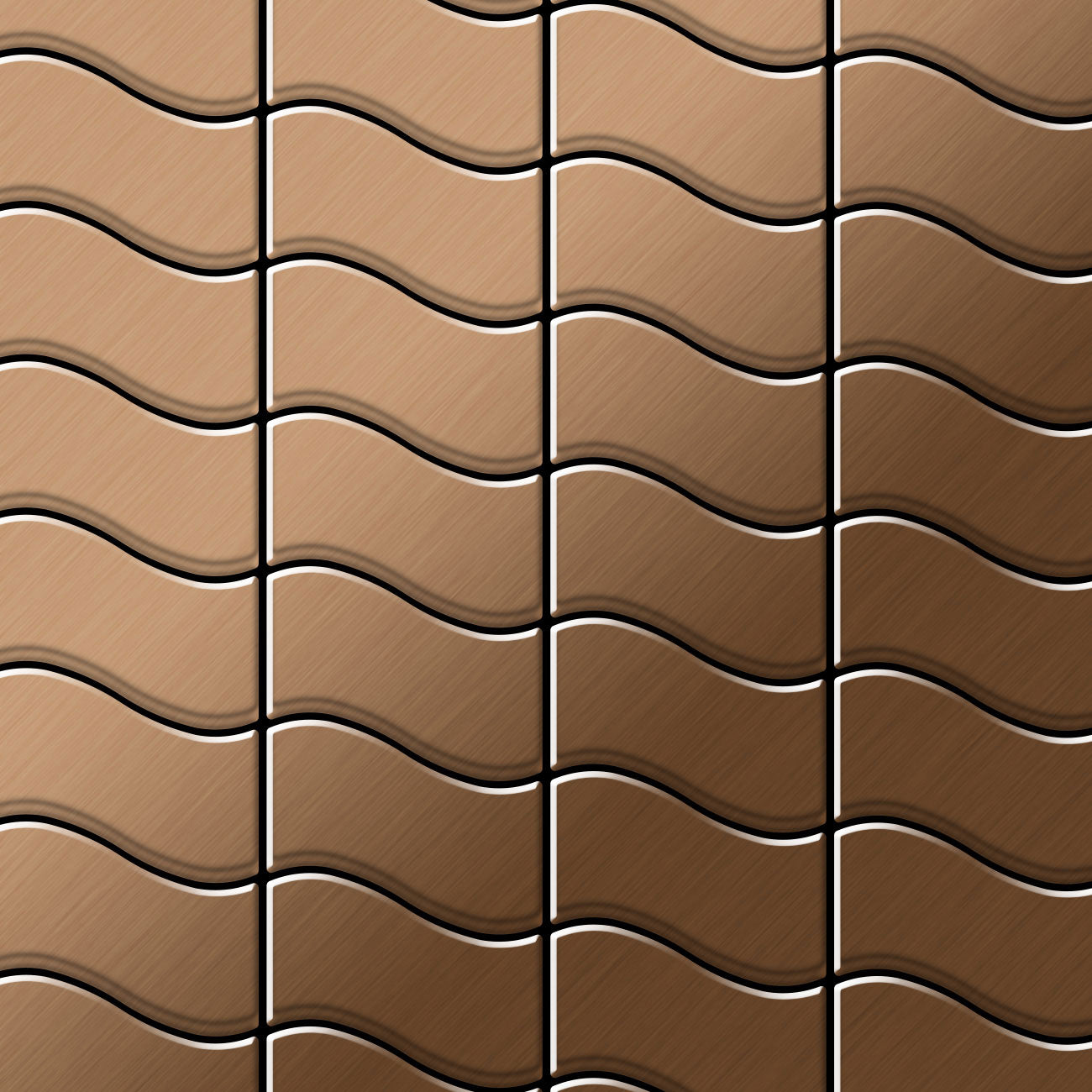 Flux titanium amber tile