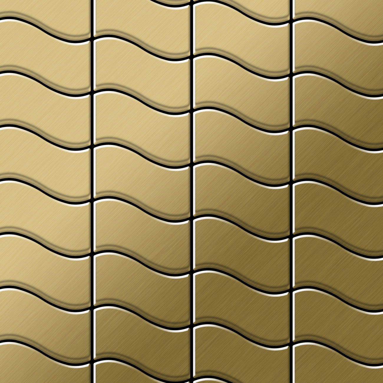 Flux titanium gold tile