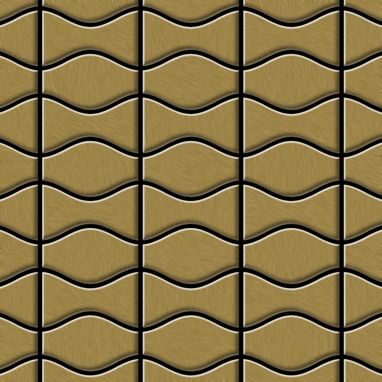 Kismet & Karma titanium gold tile