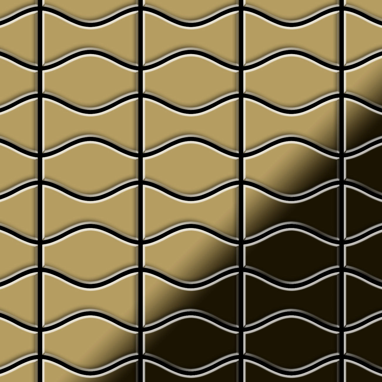 Kismet & Karma titanium gold tile