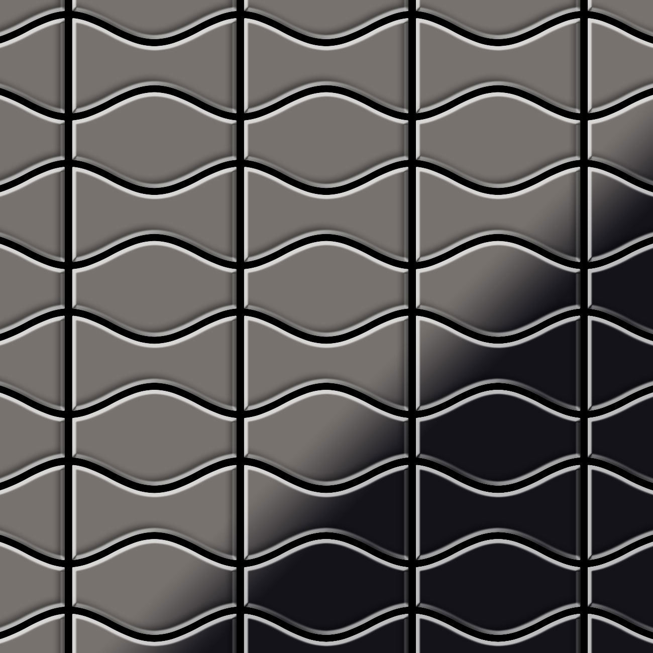 Kismet & Karma titanium smoke tile