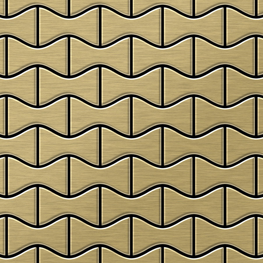 Kismet titanium gold tile