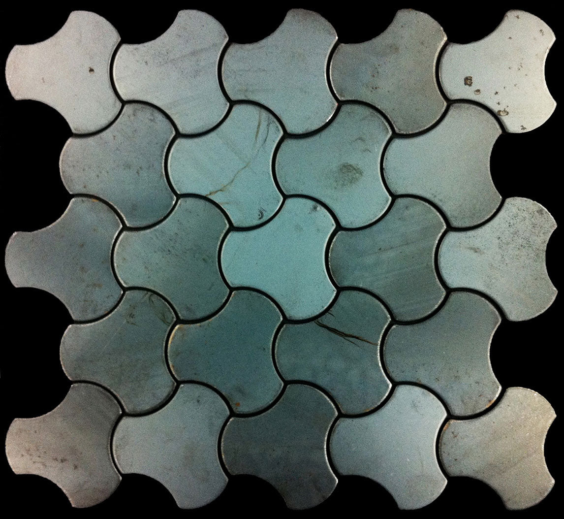 Ubiquity raw steel tile