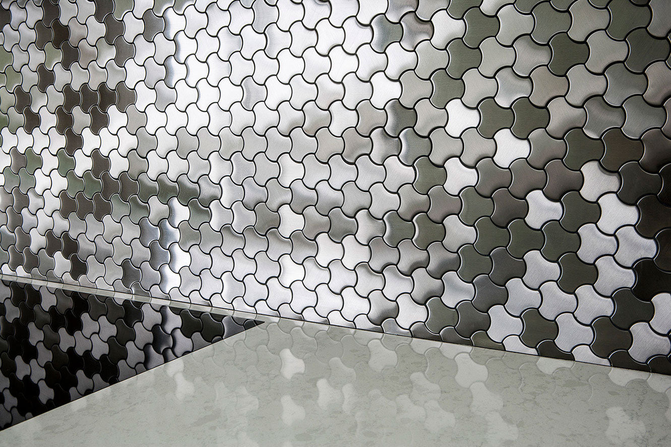 Ubiquity stainless steel tile