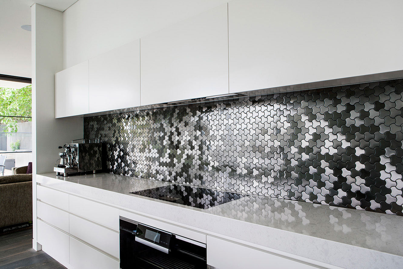 Ubiquity stainless steel tile