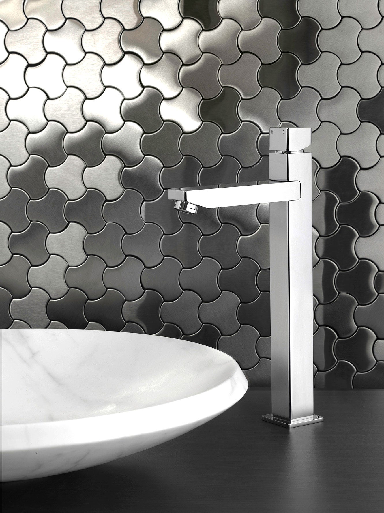 Ubiquity stainless steel tile