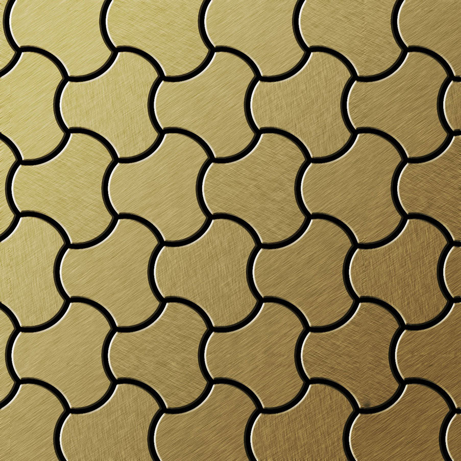 Ubiquity titanium gold tile