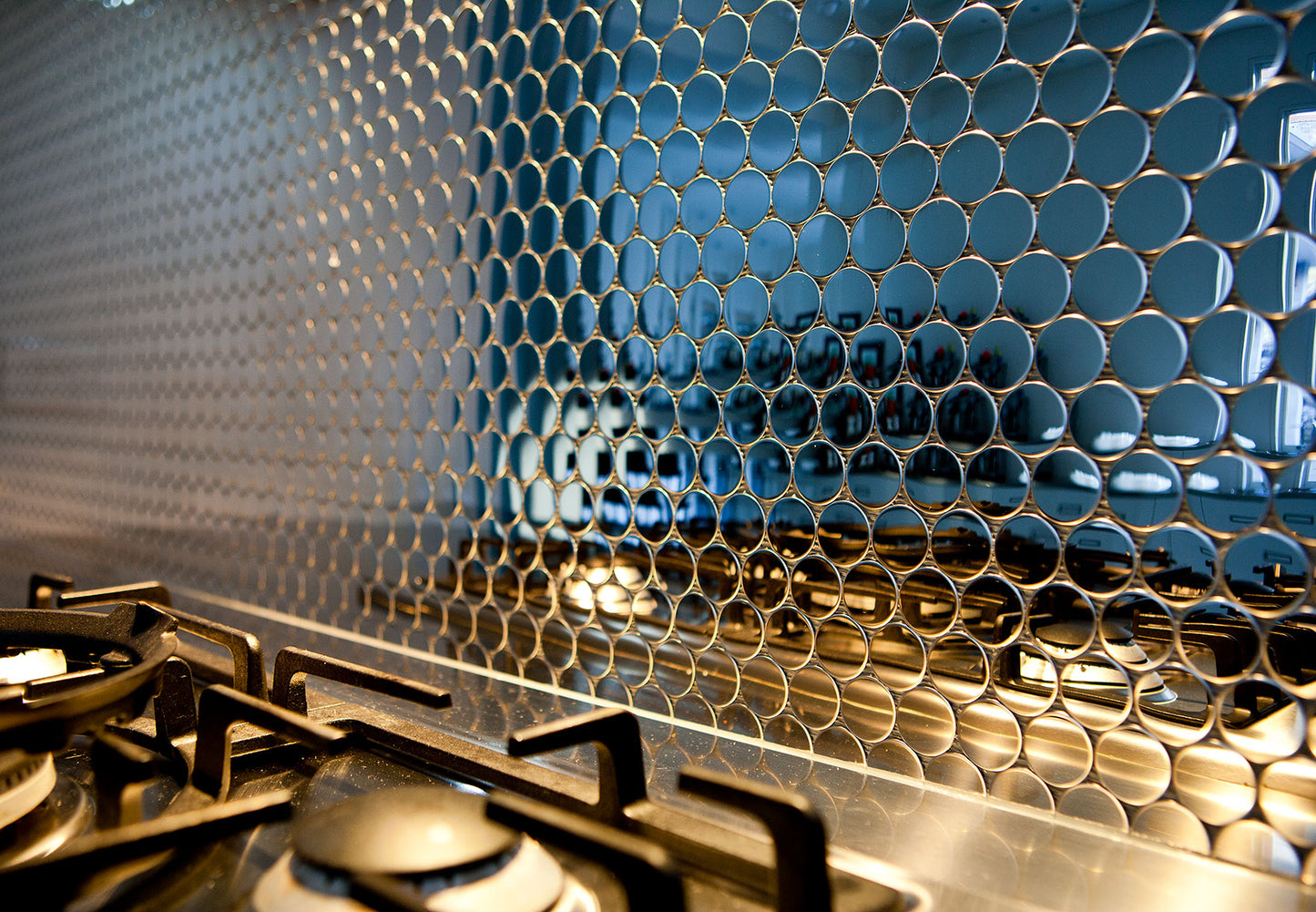 Dollar stainless steel tile