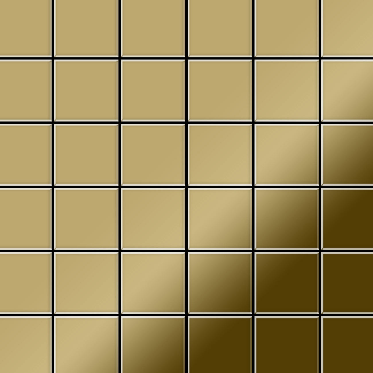 Cinquanta titanium gold tile