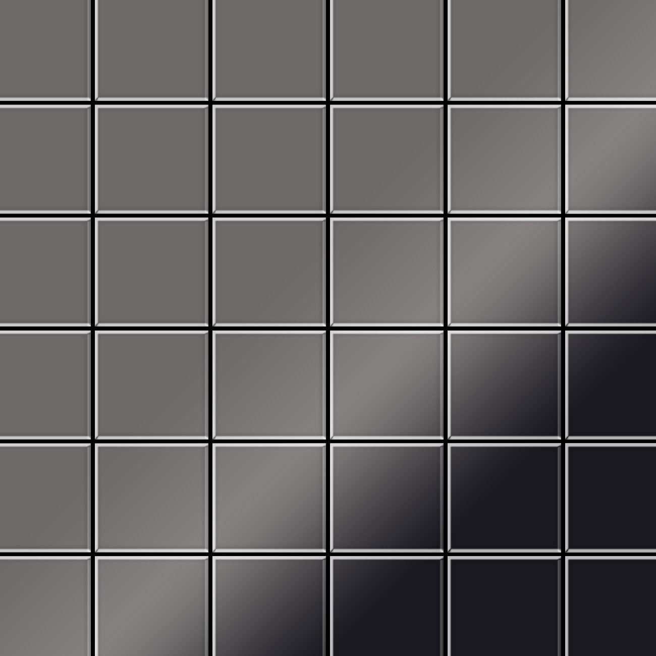 Cinquanta titanium smoke tile