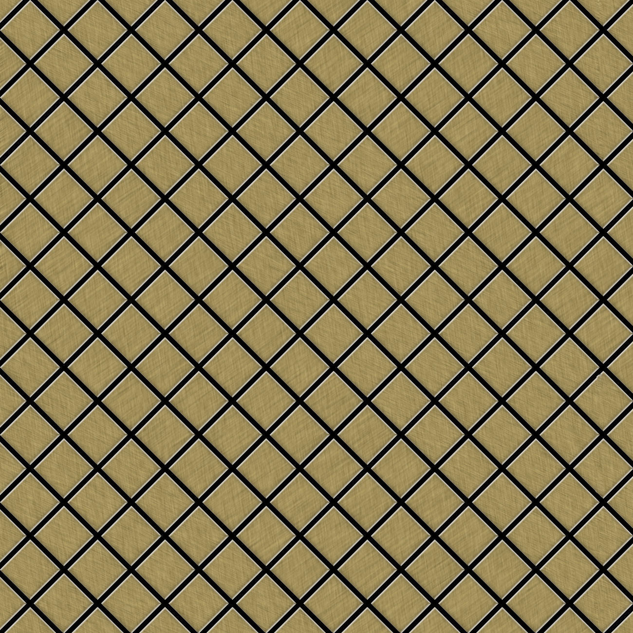 Diamond titanium gold tiles