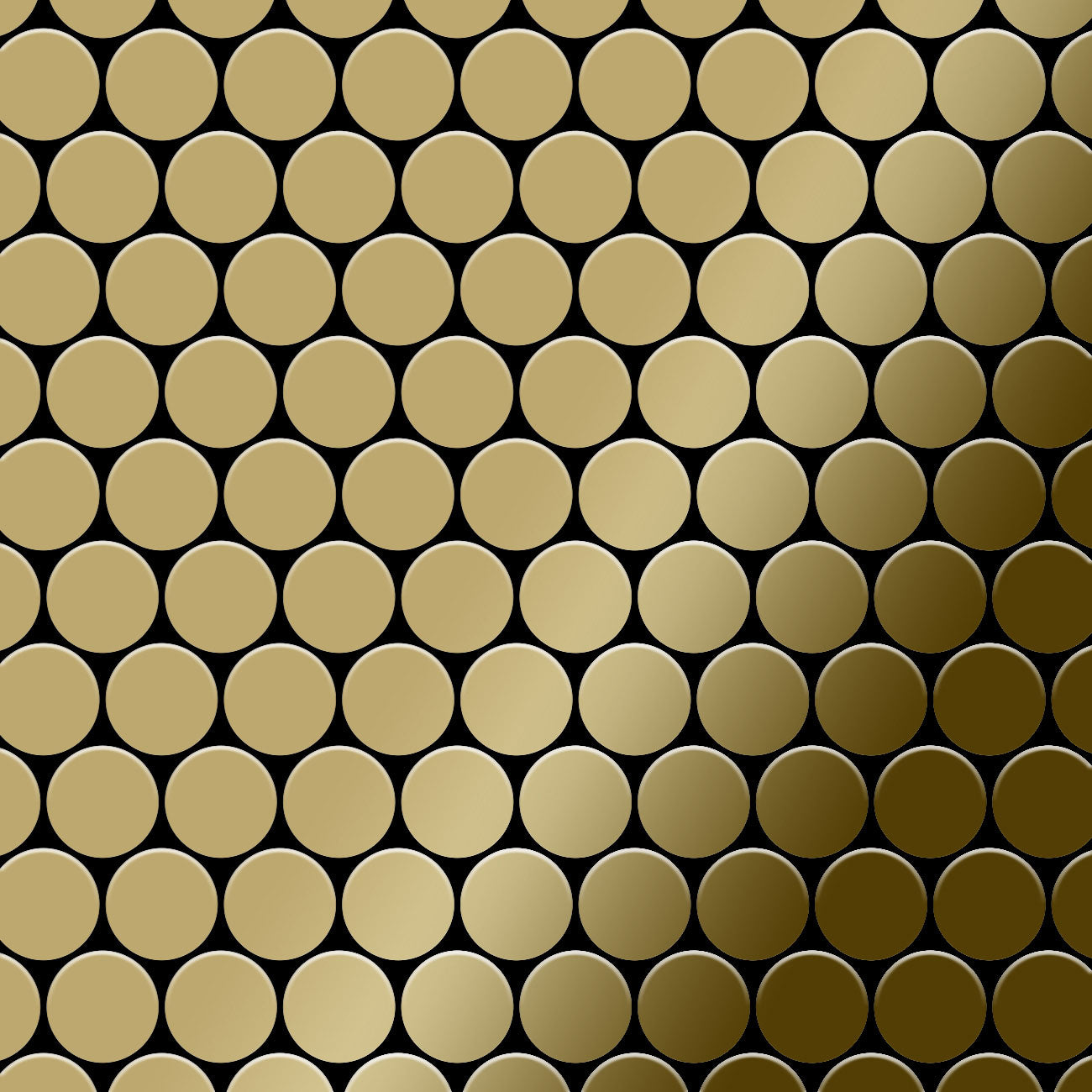 Dollar titanium gold tile