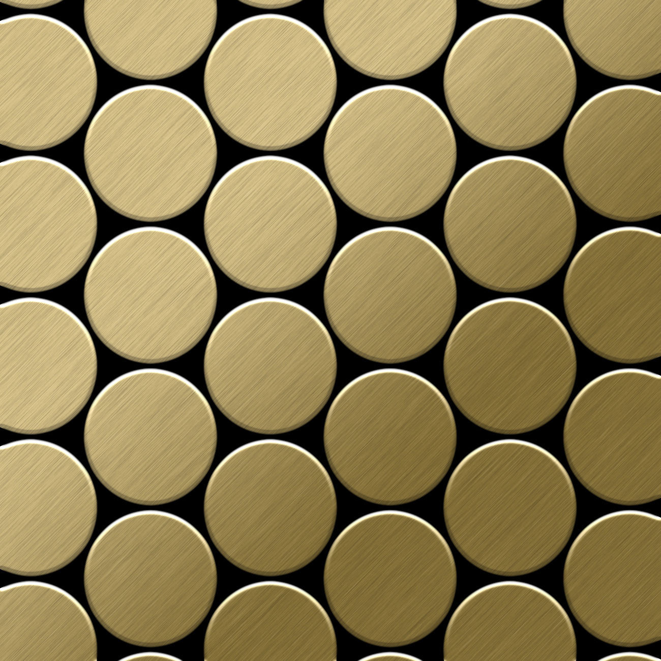 Medallion titanium gold tile