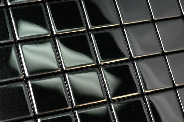 Mosaic titanium smoke tile