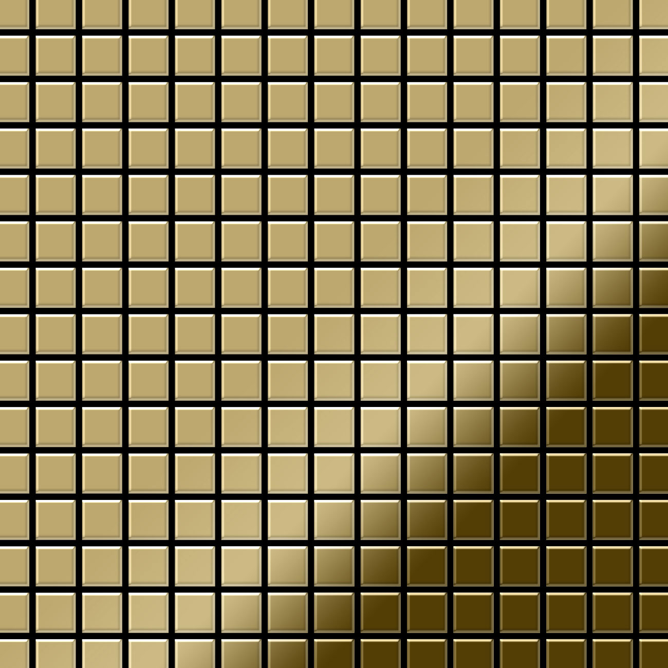 Mosaic titanium gold tile