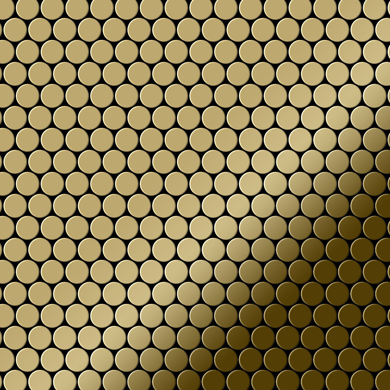 Penny titanium gold tile