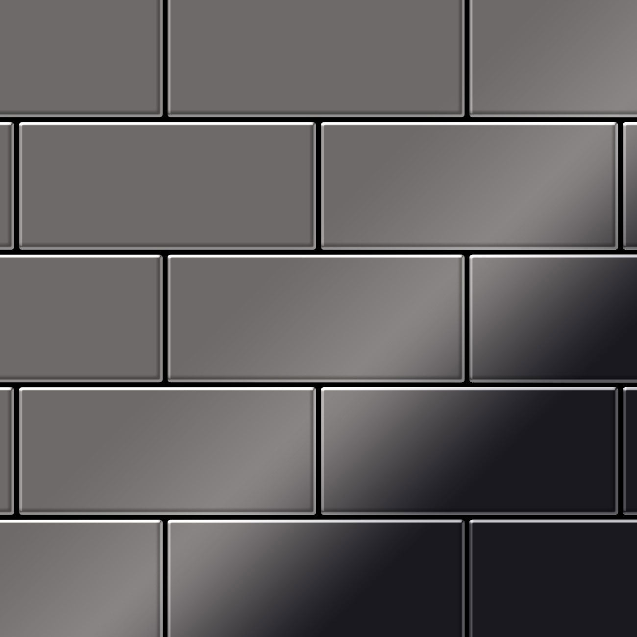 Subway titanium smoke tile