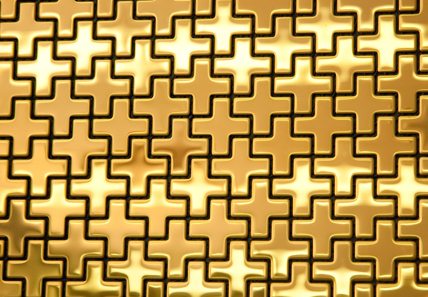 Swiss Cross titanium gold tile