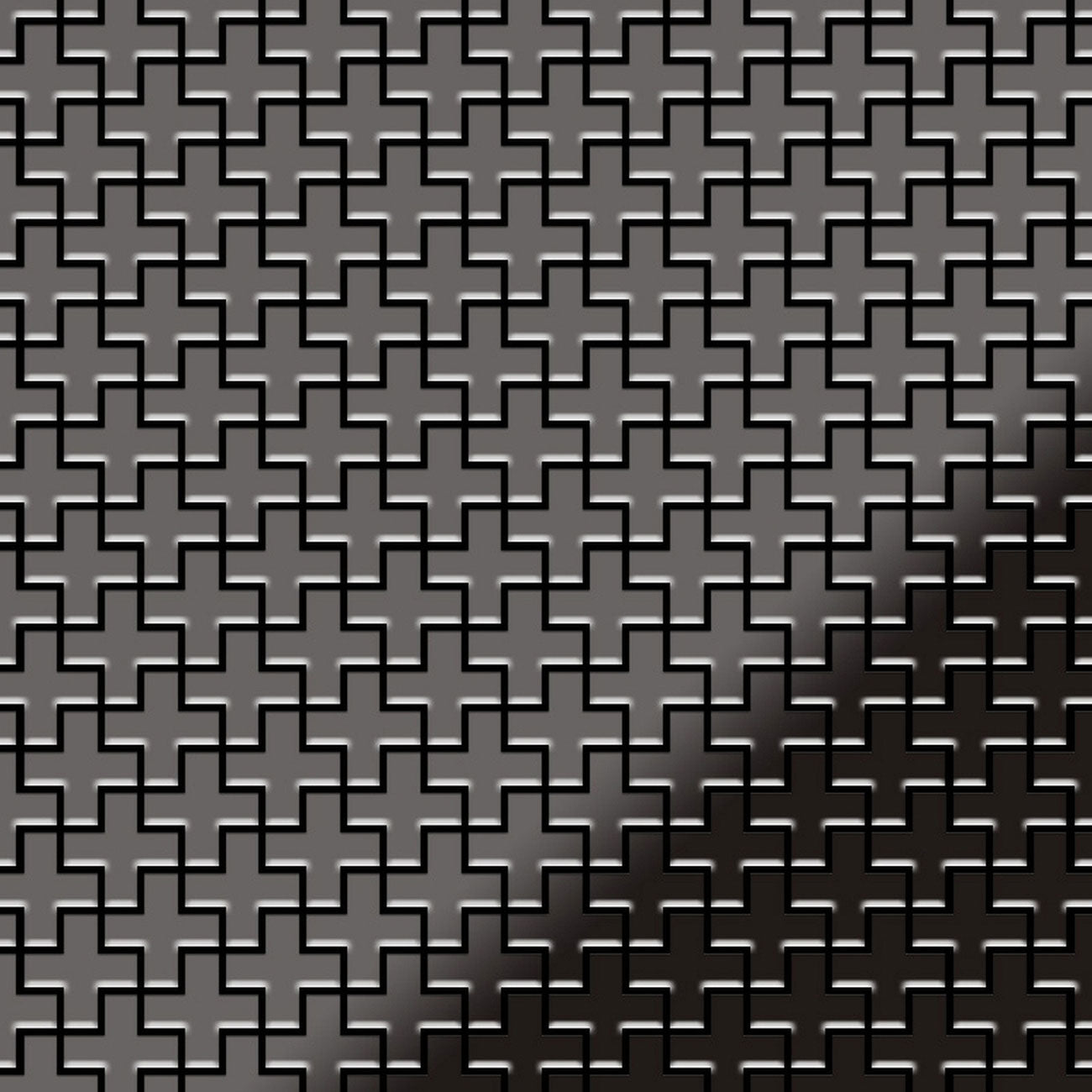 Swiss Cross titanium smoke tile