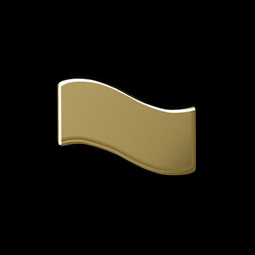 Flux titanium gold tile