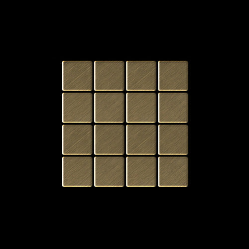 Glomesh titanium gold tile