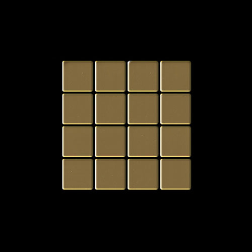 Glomesh titanium gold tile