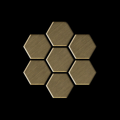 Honey brass tile