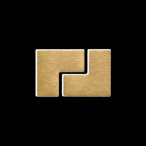 Kink brass tile