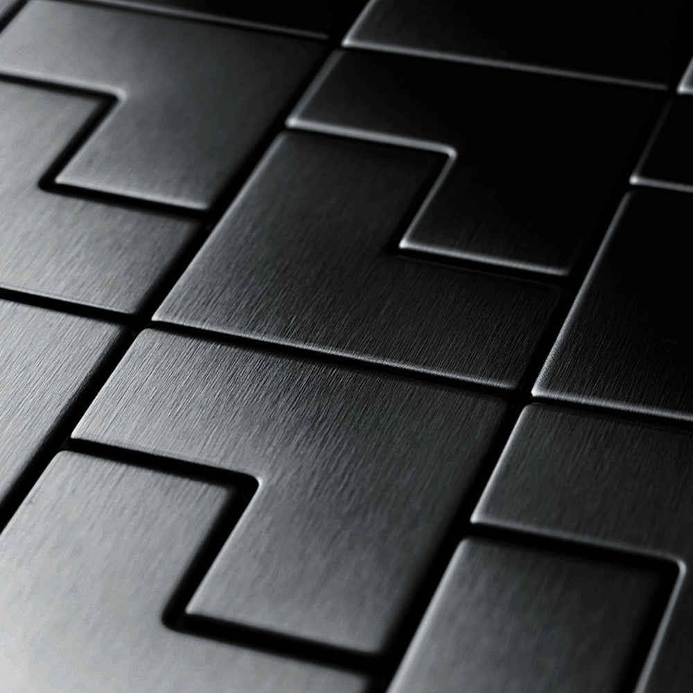 Kink raw steel tile