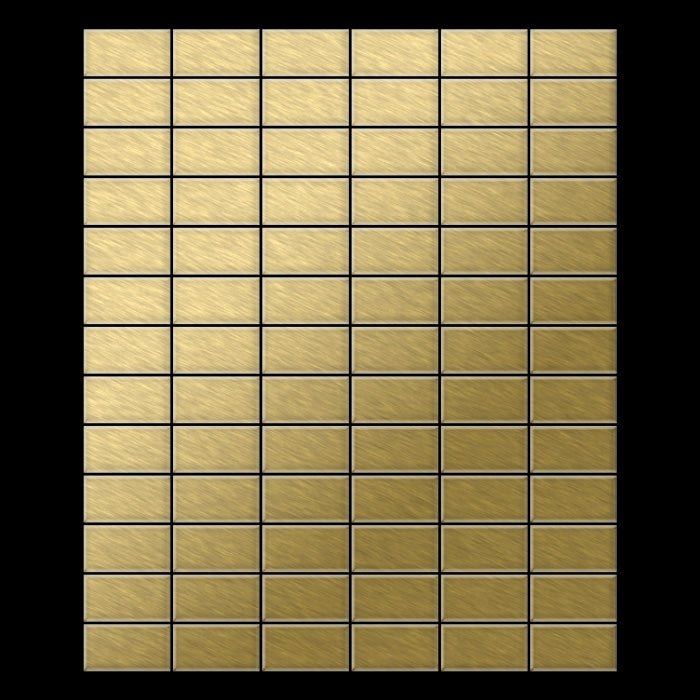 Bauhaus titanium gold tile