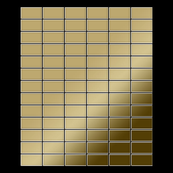 Bauhaus titanium gold tile