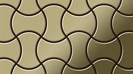 Infinit brass tile