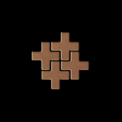 Swiss Cross titanium smoke tile